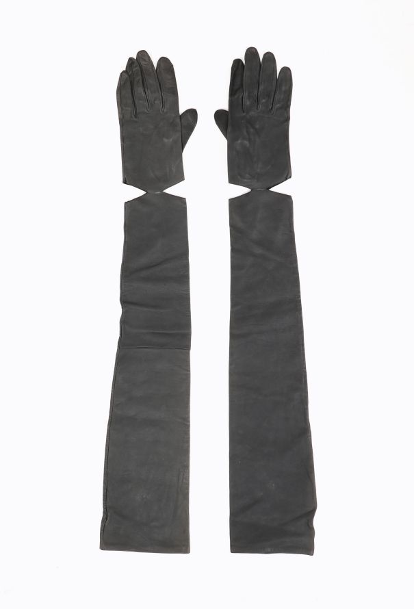 Balenciaga Lambskin Cut-Out Gloves, Early 2000s - 2