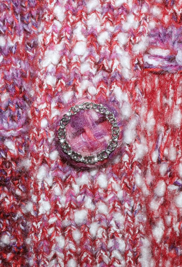 Chanel F/W 2022 Belted Cashmere Tweed Cardigan - 8