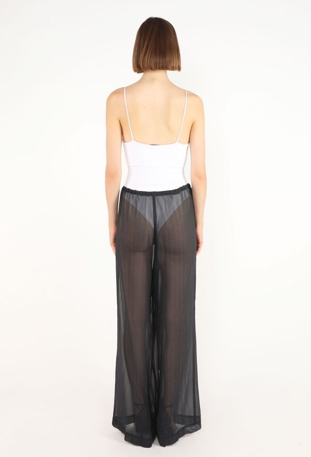Dries Van Noten Polka Dot Chiffon Pants - 4