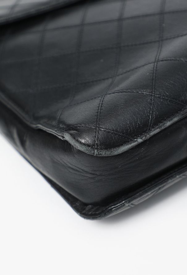 Chanel Vintage Large Quilted Briefcase - 8