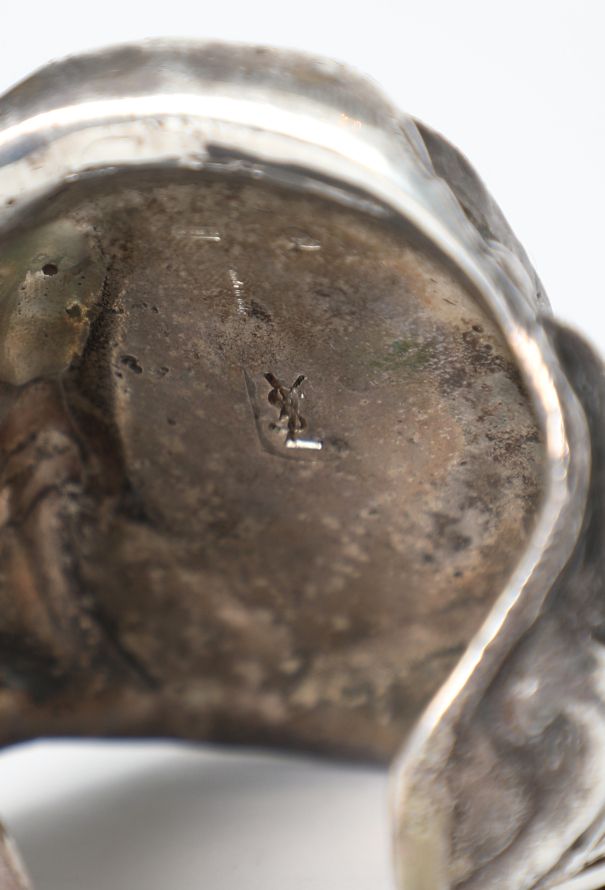 Tom Ford Rare F/W 2002 Engraved Velvet Cuff - 7