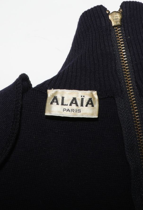Alaïa F/W 1986 Bodycon Zip Dress - 6