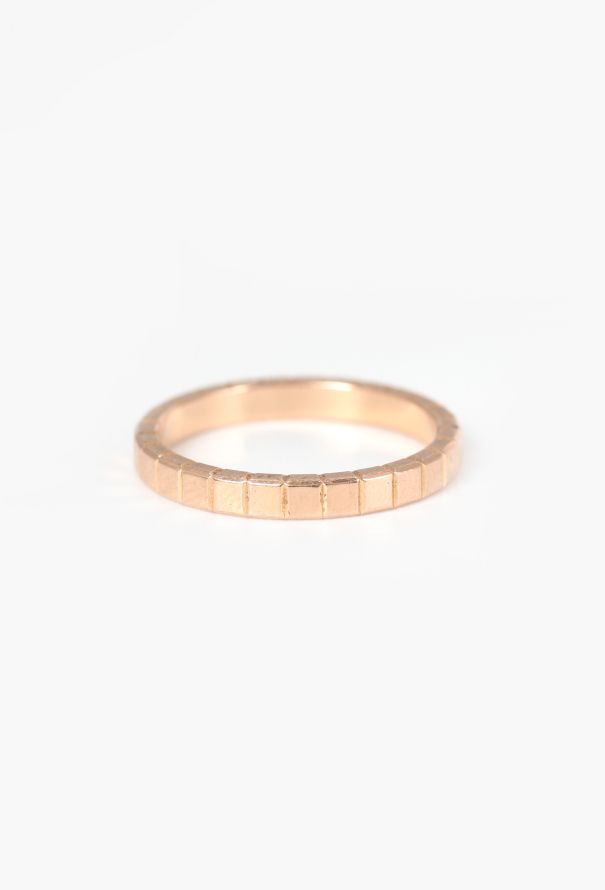 Chopard 18k Rose Gold Ice Cube Ring - 5 Chopard 18k Rose Gold Ice Cube Ring - 5