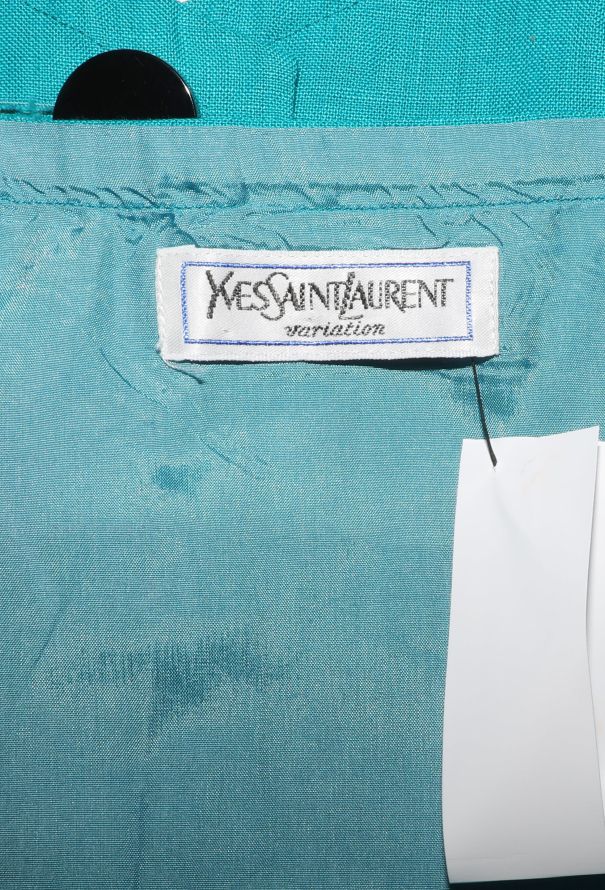 Saint Laurent '90s Linen Bustier Top - 5