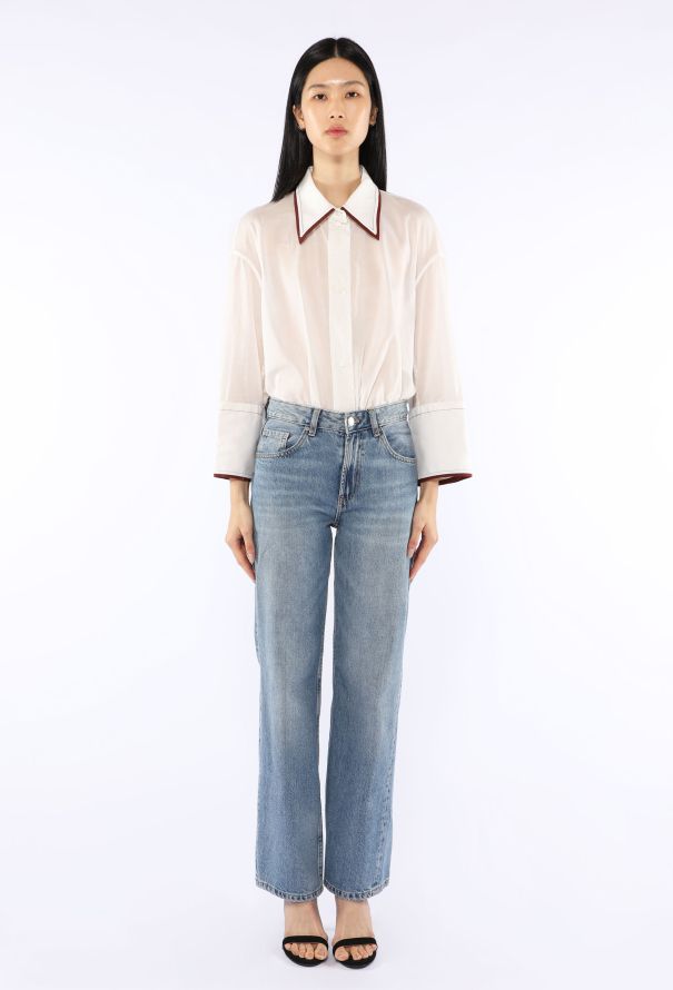 Céline Contrast Trim Top, F/W 2016 - 4