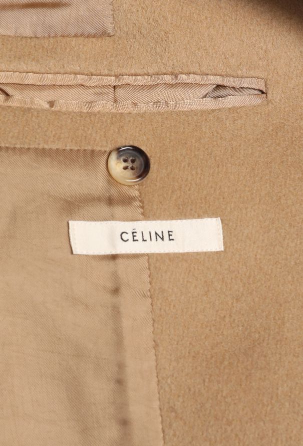 Céline Classic Wool Crombie Coat - 4
