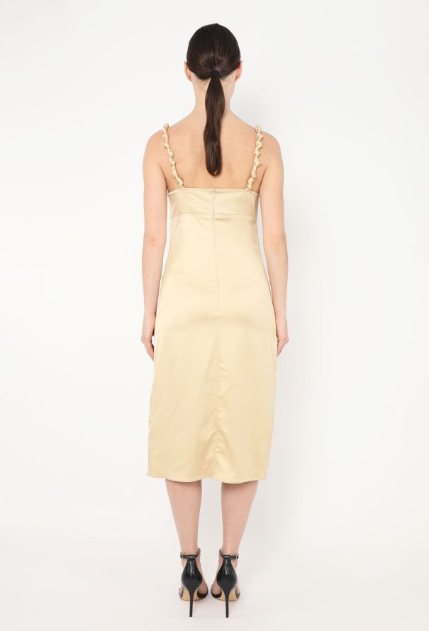 Bottega Veneta 2019 Silk Charmeuse Dress - 4