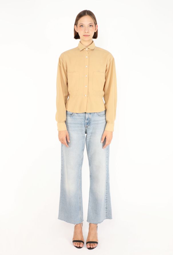 Alaïa Crêpe Peplum Top, S/S 1987 - 3