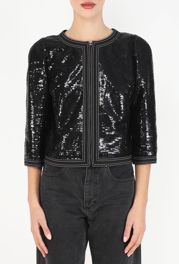 Chanel Resort 2013 Sequin Cropped Jacket - 1
