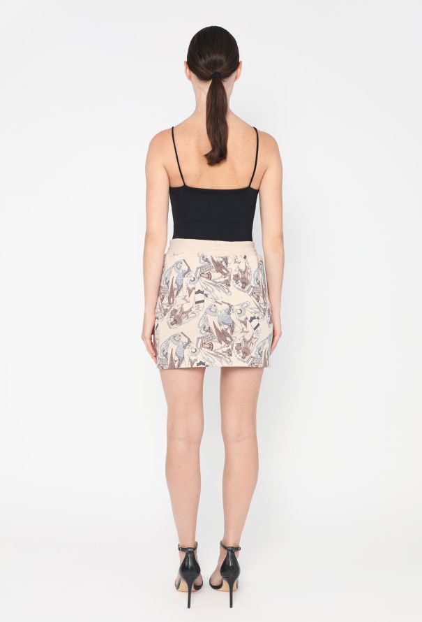 Hermès 2021 'Zouaves et Dragons Finesse' Skirt - 4 Hermès 2021 'Zouaves et Dragons Finesse' Skirt - 4