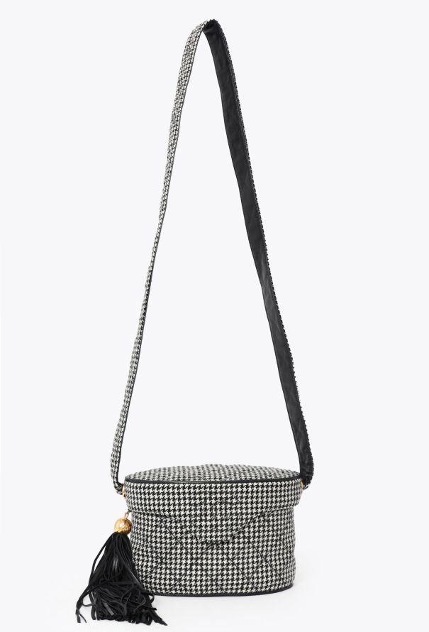 Chanel Vintage Houndstooth Vanity Case - 1