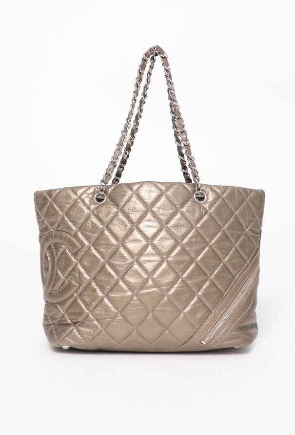 Chanel Metallic Cambon Line Tote Bag - 1