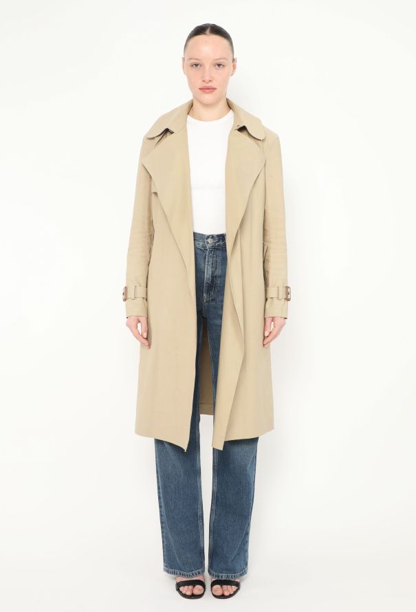 Céline Belted Mackintosh Trench Coat - 2