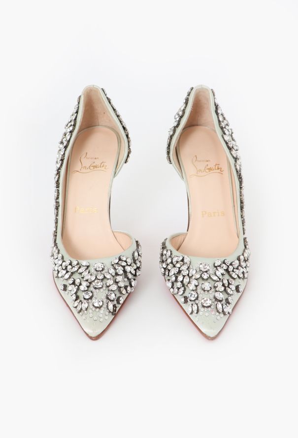 Louboutin Strass 100mm Iriza Pumps - 3 Louboutin Strass 100mm Iriza Pumps - 3