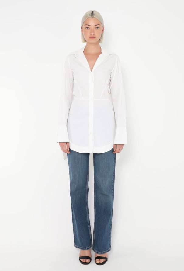 Alaïa Fluted Cotton Shirt, 2003 - 4