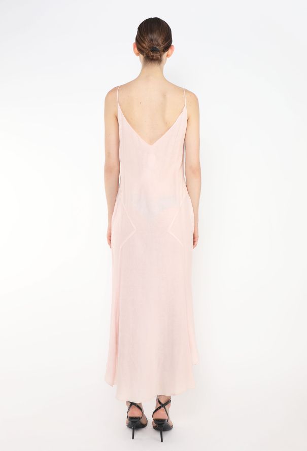 Chloé 2001 Embroidered Voile Slip Dress - 4