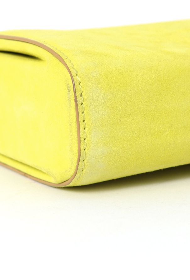 Valentino Yellow Suede Clutch - 9 Valentino Yellow Suede Clutch - 9