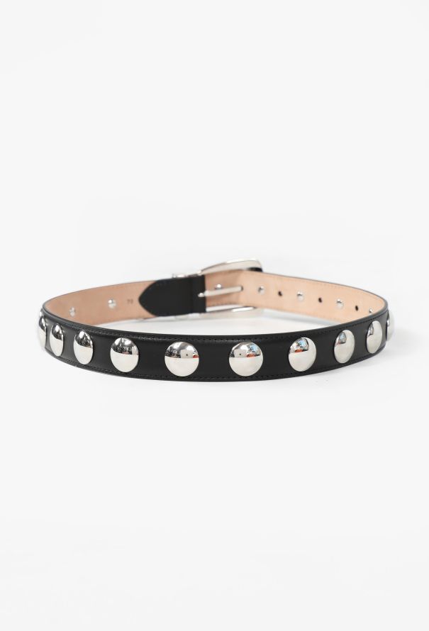 Khaite Benny Studded Leather Belt, Pre-Fall 2022 - 4