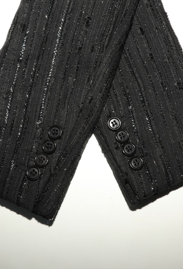 Saint Laurent 2018 Sequin Embroidered Blazer - 8