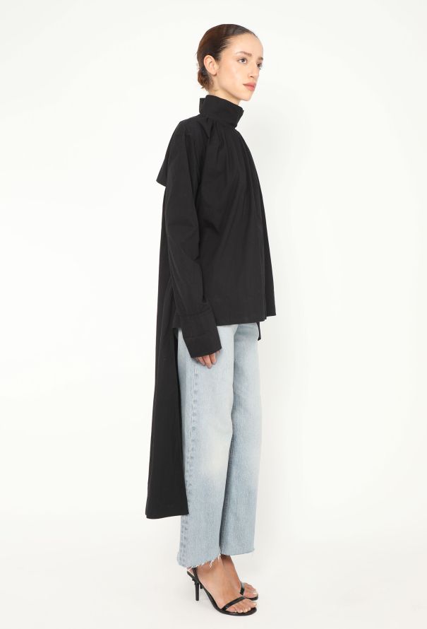 Céline 2017 Asymmetrical Poplin Tunic - 4 Céline 2017 Asymmetrical Poplin Tunic - 4