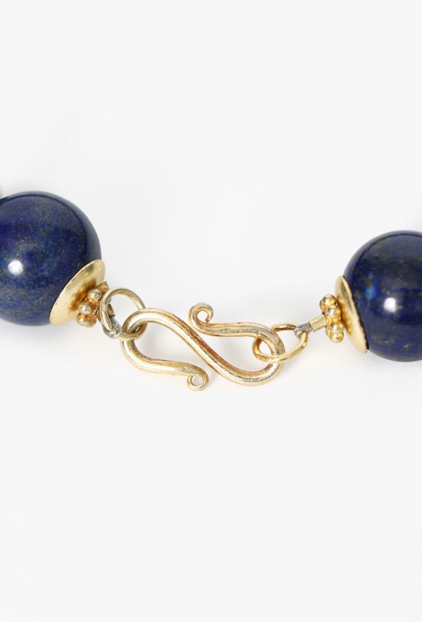 Vintage Fine Jewelry Vintage Lapis Lazuli Vienna Necklace - 4