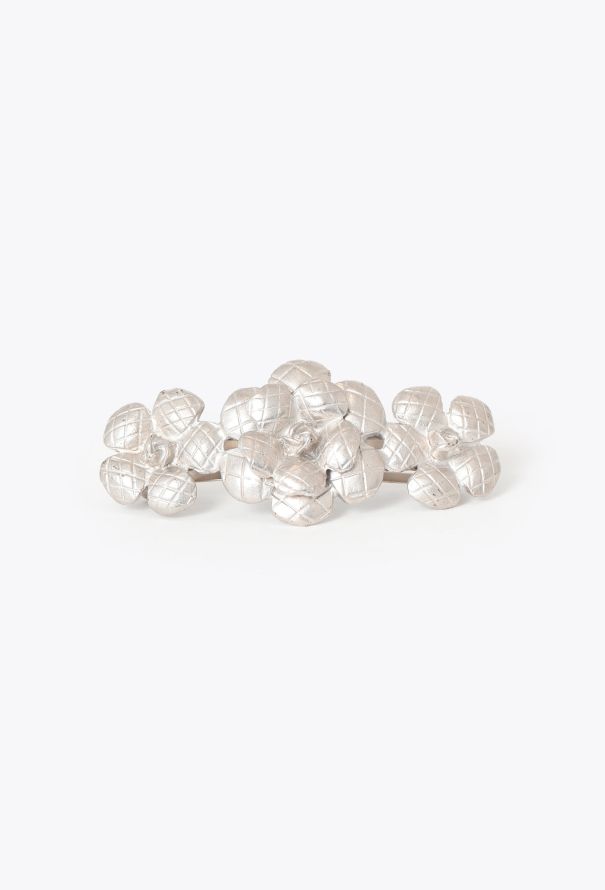 Chanel 1998 Quilted Camélia Hair Clip - 1