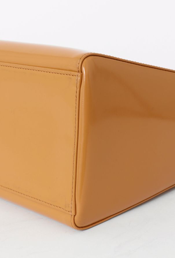 Dior Camel Patent Medium Lady Dior - 11