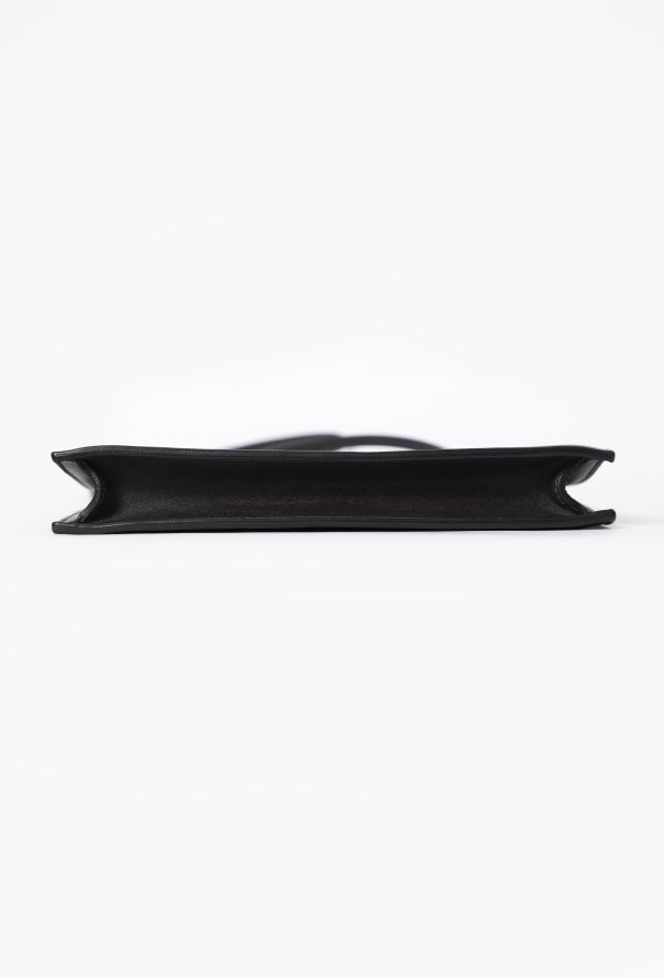 Céline Mini Leather Clasp Bag Brown - 6