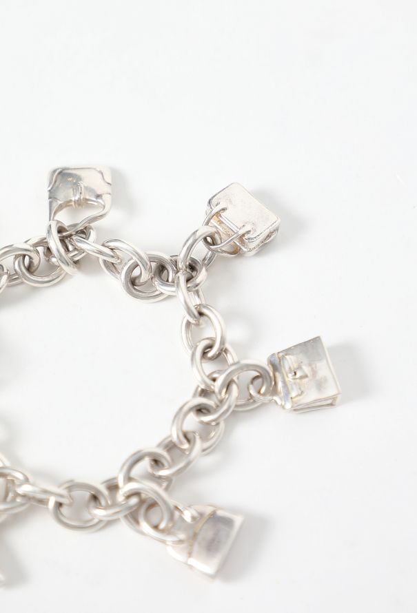 Hermès Vintage 'La Rond de Sacs' Silver Bracelet - 2