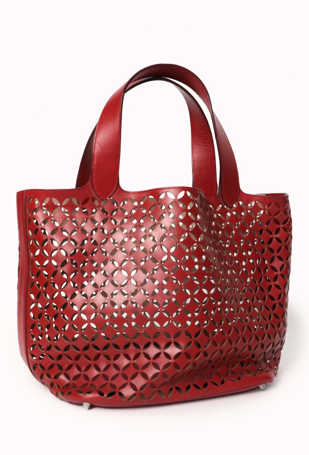 Alaïa Laser-Cut Tote Bag - 2