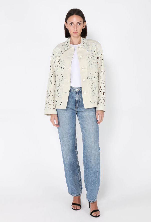 Chloé Broderie Anglaise Jacket, Resort 2022 - 4