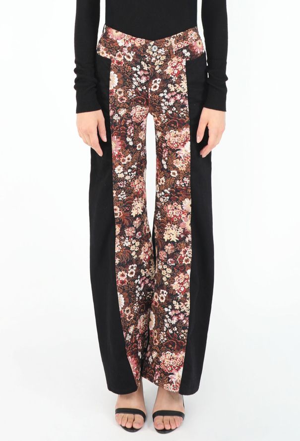 Phoebe Philo 2023 Pointelle Embroidered Denim Jeans - 3