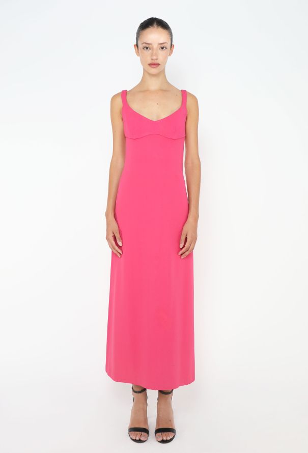 Dior Rare S/S 1997 Sculpted Crêpe Dress - 3