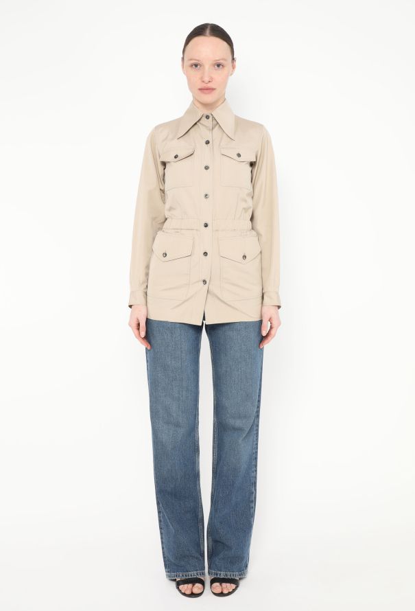 Saint Laurent COLLECTOR 1972 Safari Jacket seen on Lauren Hutton - 4 Saint Laurent COLLECTOR 1972 Safari Jacket seen on Lauren Hutton - 4