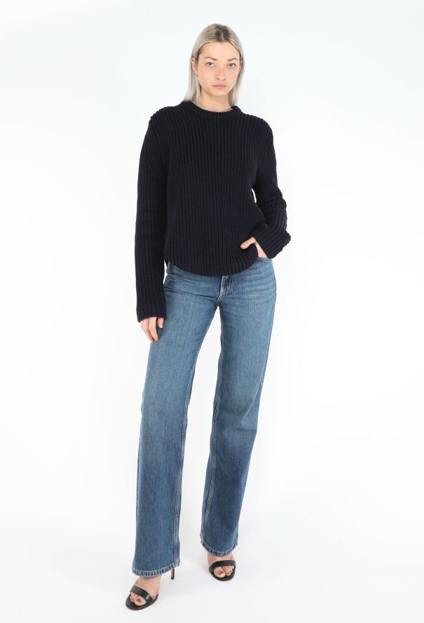 Céline Navy Fisherman Sweater - 3