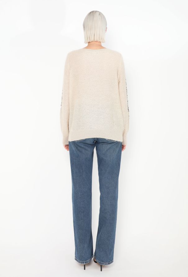 Chanel Embroidered Mohair Sweater - 3 Chanel Embroidered Mohair Sweater - 3