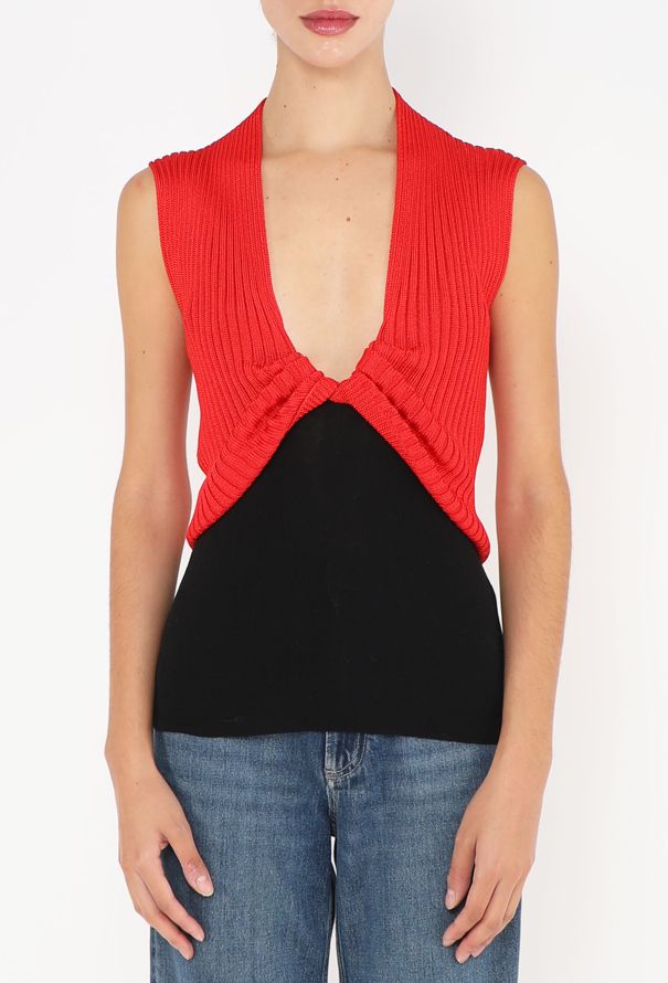 Jean Paul Gaultier '90s Ribbed Knit Top - 1