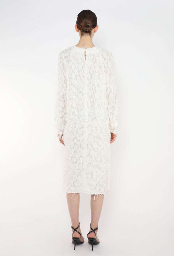 Chloé F/W 2014 Silk Feather Dress - 5 Chloé F/W 2014 Silk Feather Dress - 5