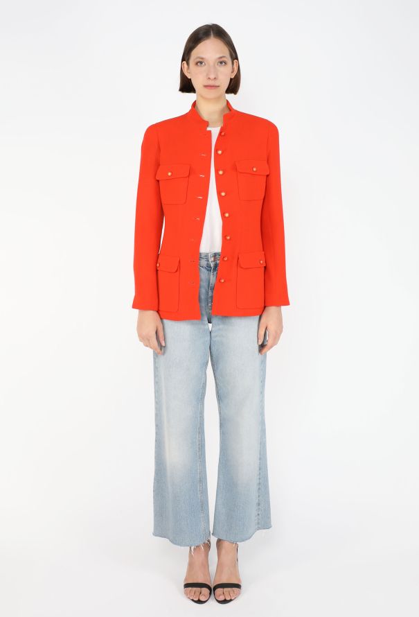Chanel Tailored Military 'CC' Jacket, 1996 - 4