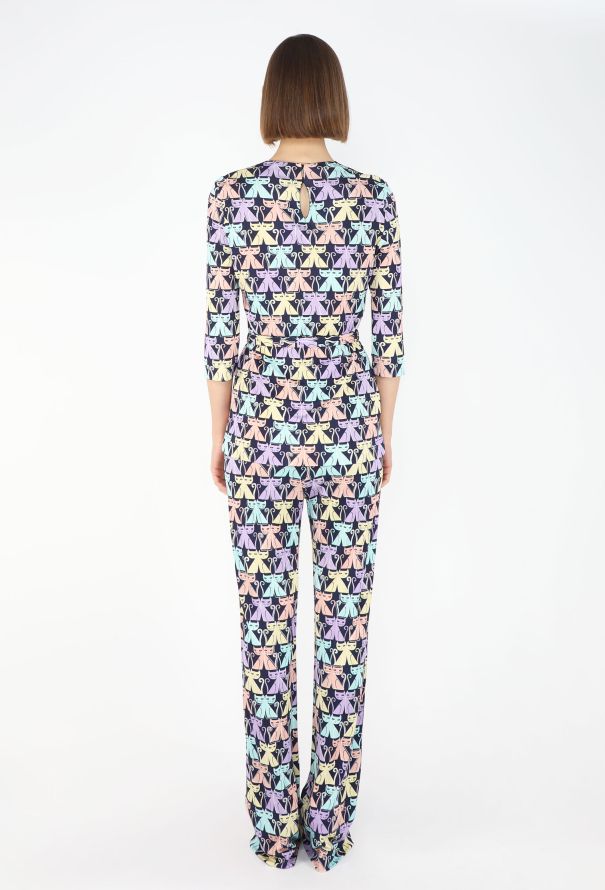 Miu Miu 2017 Belted Cat Print Ensemble - 7