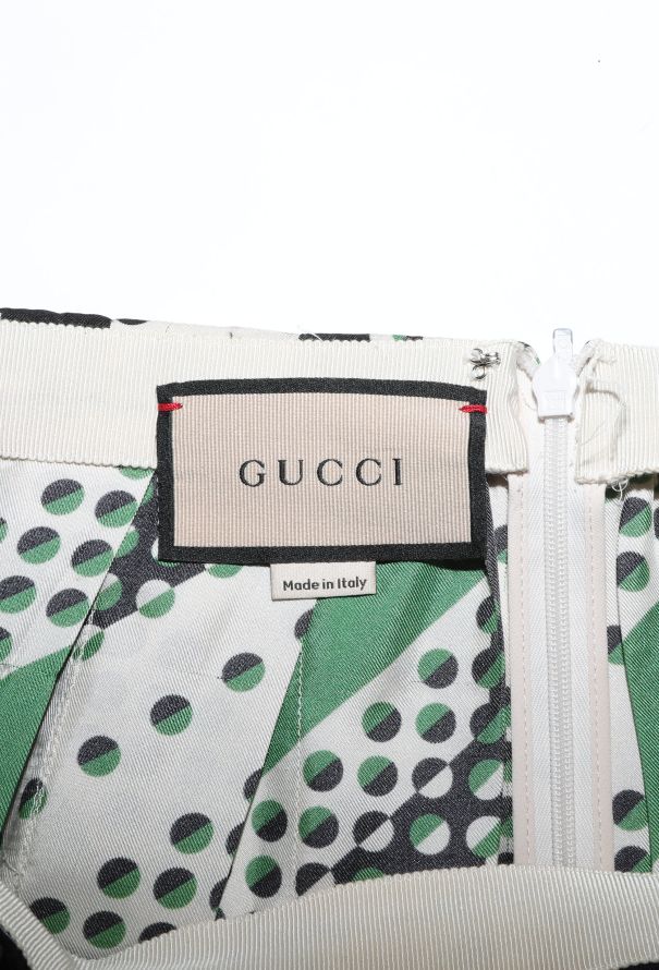 Gucci Resort 2021 Graphic Silk Skirt - 6