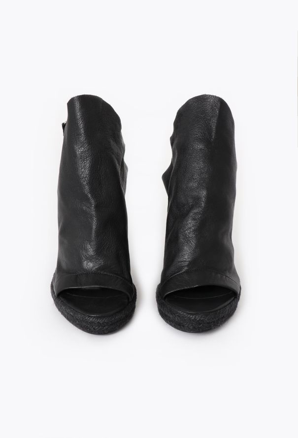 Balenciaga Resort 2010 Leather Wedge Espadrilles - 3 Balenciaga Resort 2010 Leather Wedge Espadrilles - 3