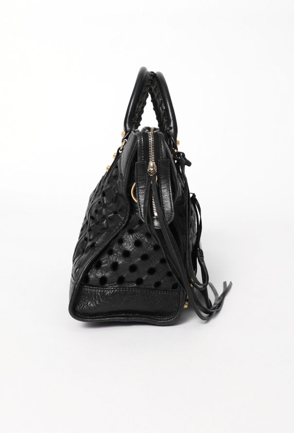 Balenciaga Perforated Classic City Shoulder Bag - 4