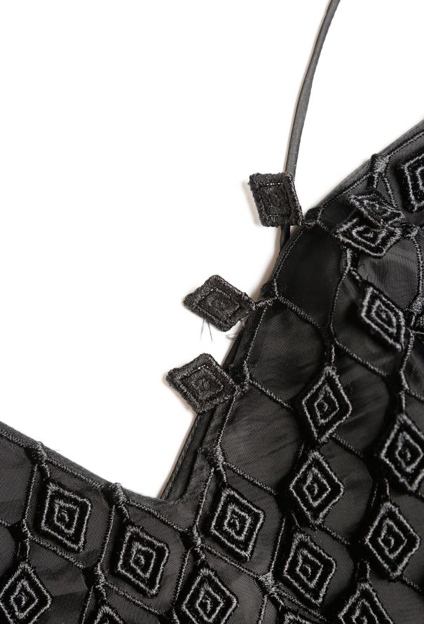 Balenciaga Diamond Organza Slip Dress - 5