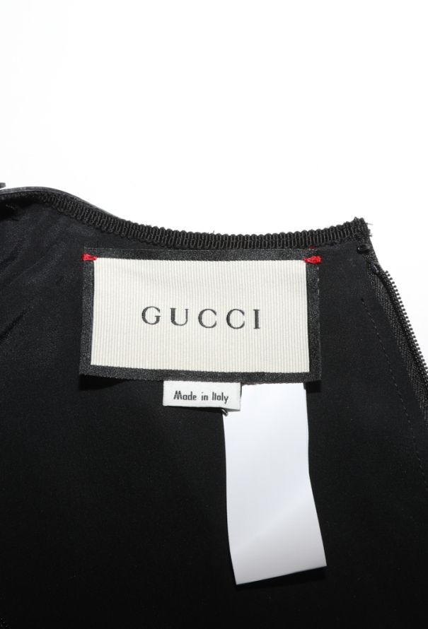 Gucci Patent Trim Flared Jumpsuit - 6