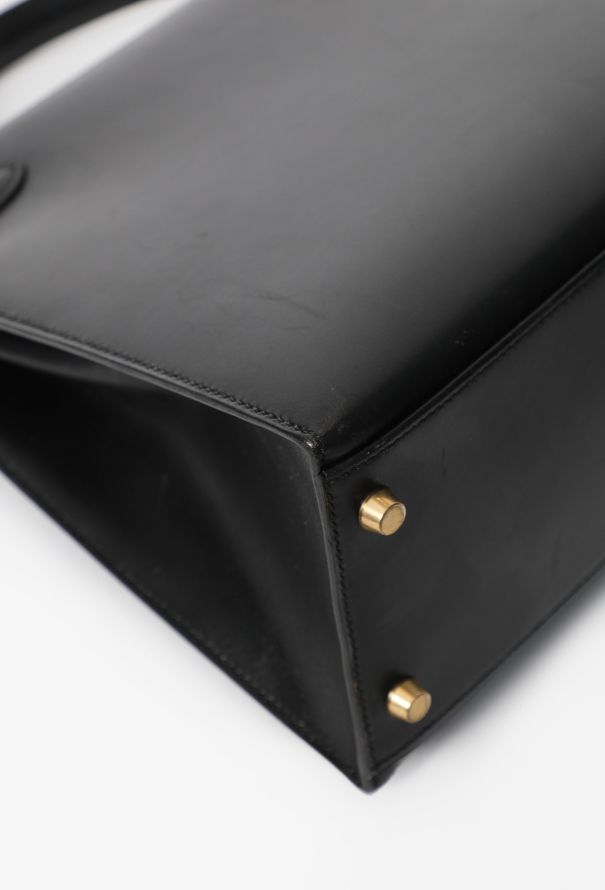 Hermès Vintage Black Box Kelly Sellier 32, 1971 - 11