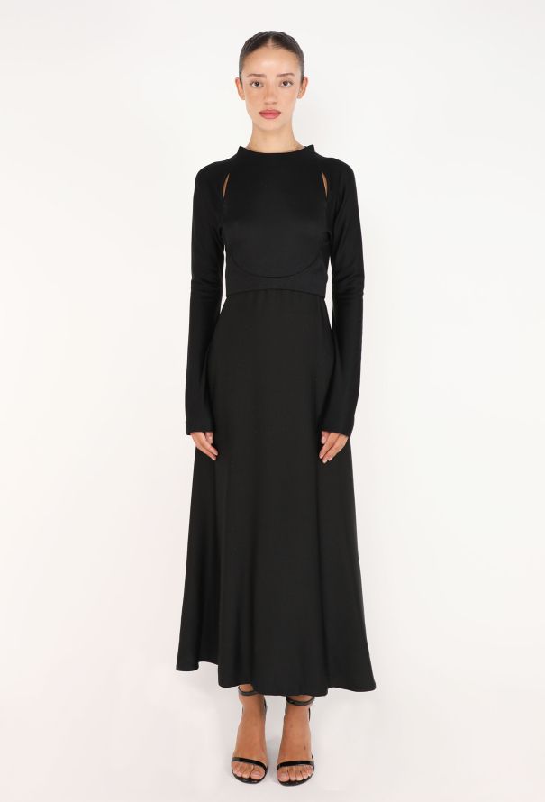 Geoffrey Beene Belted Bias Dress, 1991 - 2