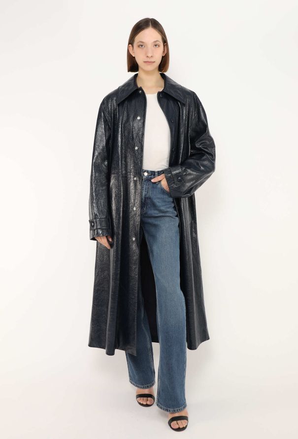 Jil Sander F/W 2024 Oversized Deerskin Trench Coat - 3 Jil Sander F/W 2024 Oversized Deerskin Trench Coat - 3