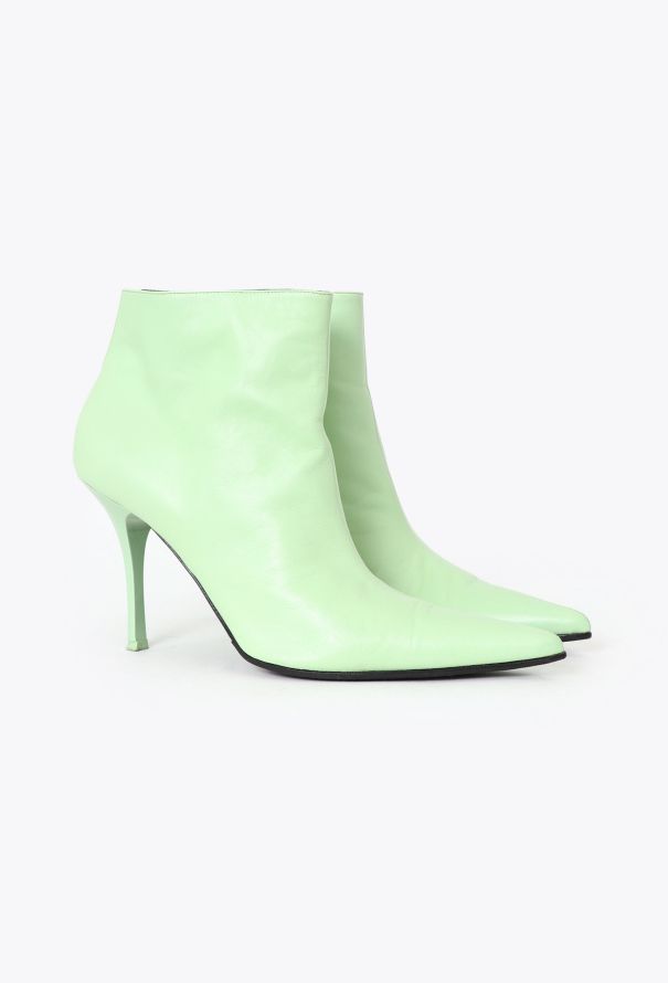 Céline 2017 Leather Slit Ankle Boots - 2