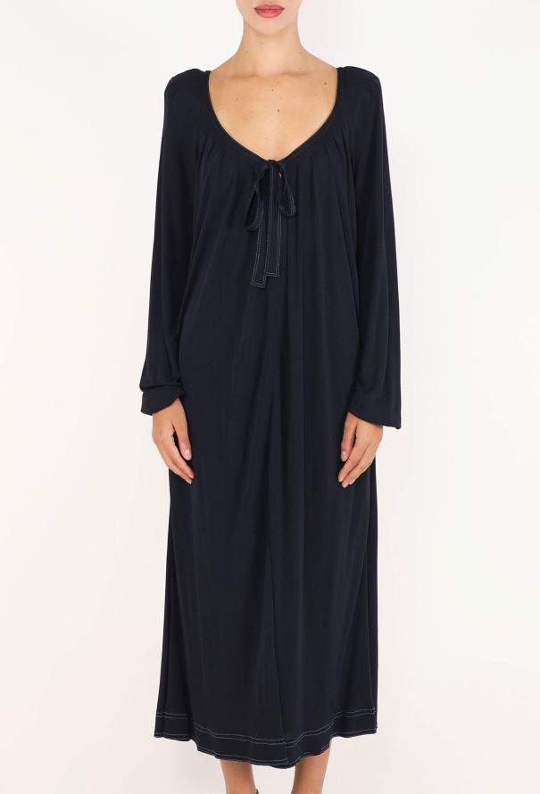 Jean Muir Pleated Jersey Dress, 1980s - 3